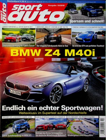 Deckblatt Sport Auto (10/2018)